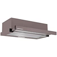 Orbegozo TL 07160 MA - Campana extractora telescópica 60cm- capacidad de extracción 308-2 m3-h- 3 niveles de potencia- 2…